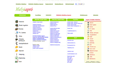 Desktop Screenshot of helyiapro.hu
